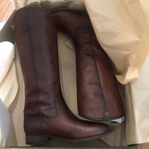 FRYE Melissa Button 2 Boot in Redwood: WORN ONCE